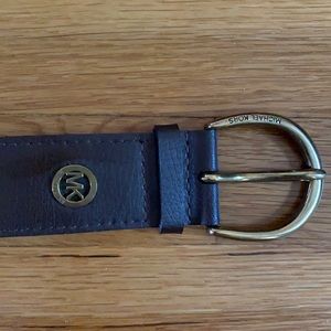 NWT Women’s Michael Kors Brown Large Leather Belt